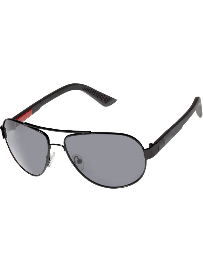Gafas de sol patillas pilot shape x-tra flex, cristales polarizados adulto mixto Negro - Kiabi
