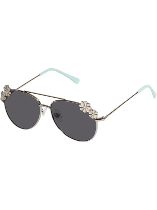 Gafas de sol Piloto Metálico con margaritas niña Isotoner - Kiabi