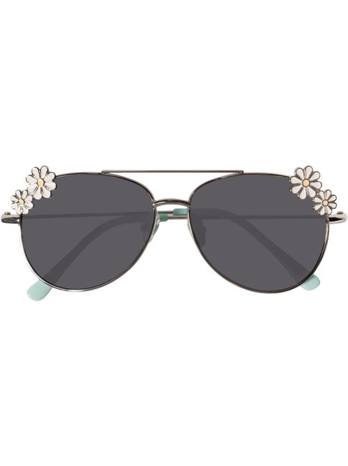 Gafas de sol Piloto Metálico con margaritas niña Isotoner - Kiabi