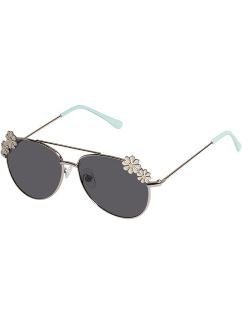 Gafas de sol Piloto Metálico con margaritas niña Isotoner - Kiabi
