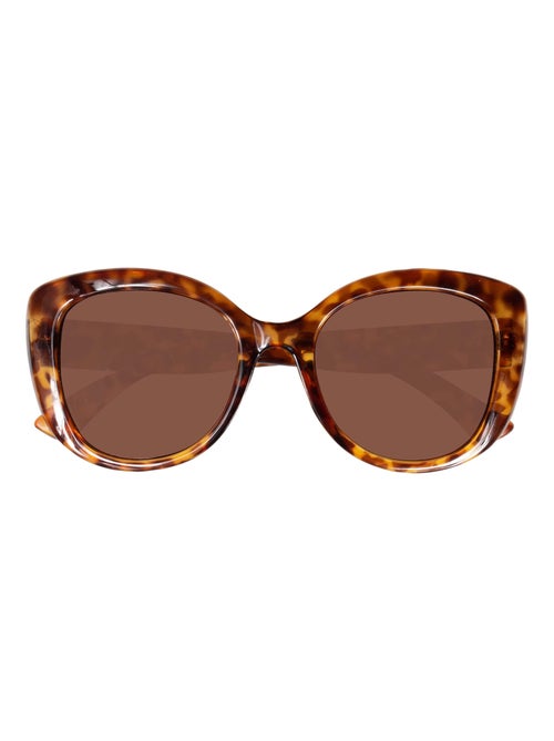 Gafas de sol Plástico reciclado, forma de mariposa, cristales polarizados adulto mixto Isotoner - Kiabi