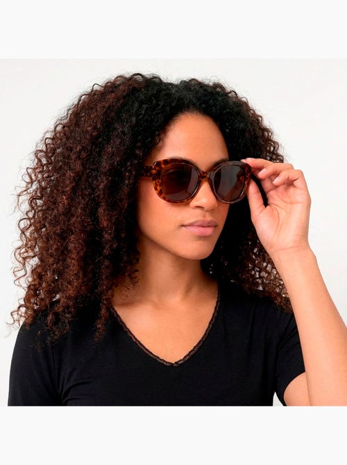 Gafas de sol Plástico reciclado, forma de mariposa, cristales polarizados adulto mixto Isotoner - Kiabi