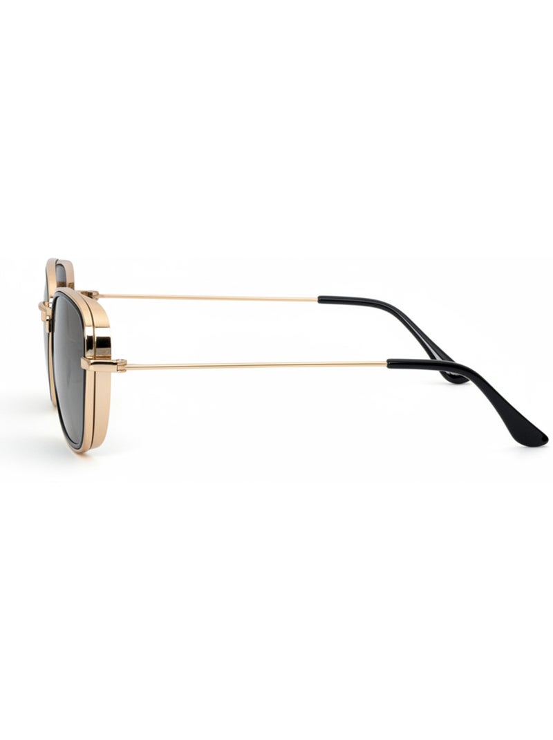 Gafas de sol polarizadas unise Dorado - Kiabi