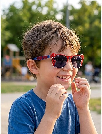 Gafas de sol redondas protección uv 400 spiderman marvel