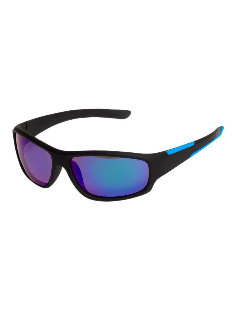 Gafas de sol sport, 7-9 años, lentes espejadas de categoría 3 niño Isotoner Negro - Kiabi