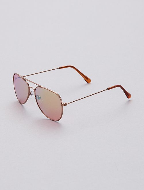 Gafas de sol tipo aviador Chica - oro - Kiabi - 5,00€