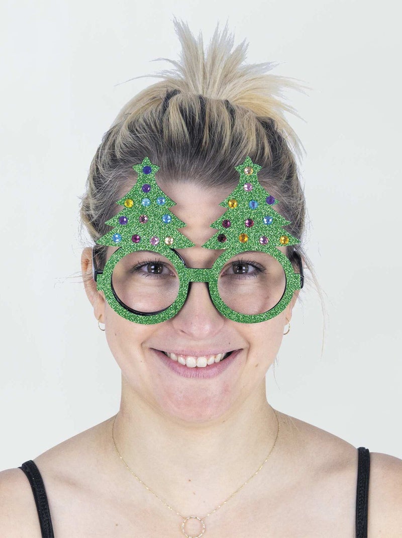 Gafas festivas - Árbol de Navidad VERDE - Kiabi
