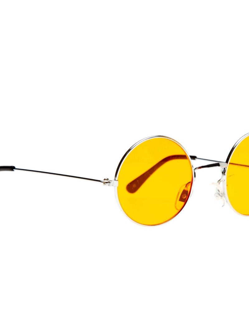 Gafas redondas disfraz de hippie naranja - Kiabi