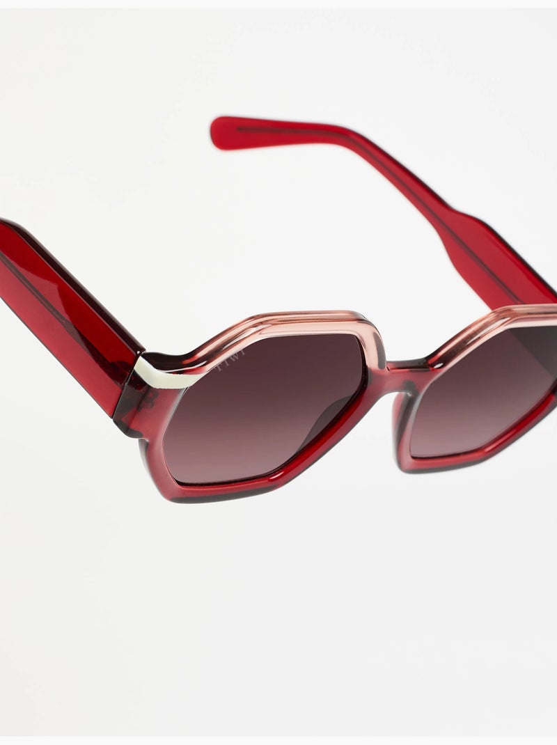 Gafas valette de estética purista, líneas rectas y montura ligera Multicolor - Kiabi