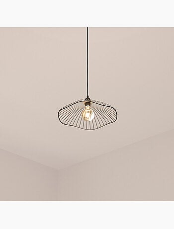 Galt suspensión de alambre metal negro d34cm