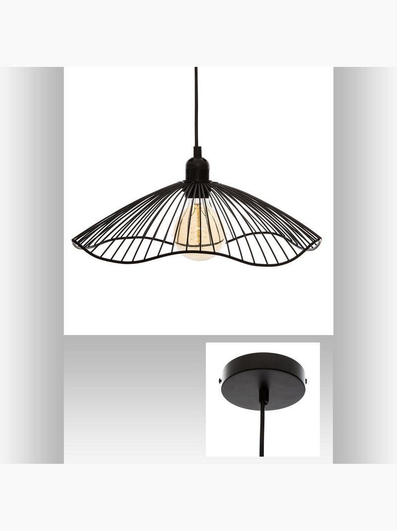 Galt suspensión de alambre metal negro d34cm Negro - Kiabi