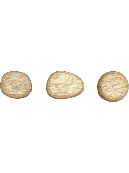 Ganchos de pared de madera, forma orgánica - Kiabi