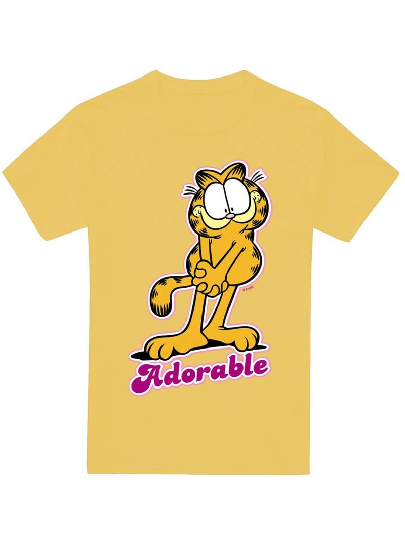 Garfield - Camiseta Adorable para Hombre Plátano - Kiabi
