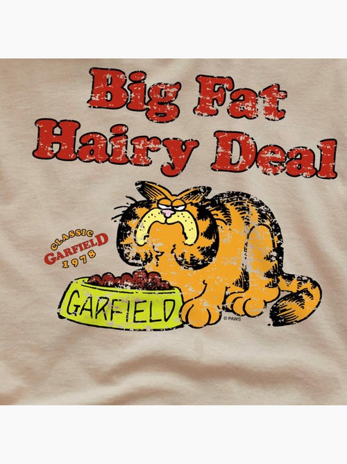 Garfield - Camiseta Big Fat Hairy Deal para Hombre - Kiabi