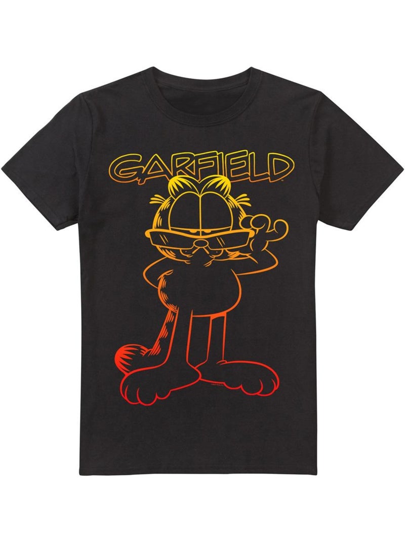 Garfield - Camiseta Hotshot para Hombre Negro - Kiabi