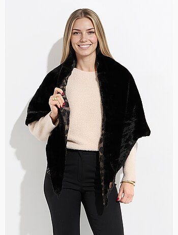 Gargantilla de piel sintética de leopardo