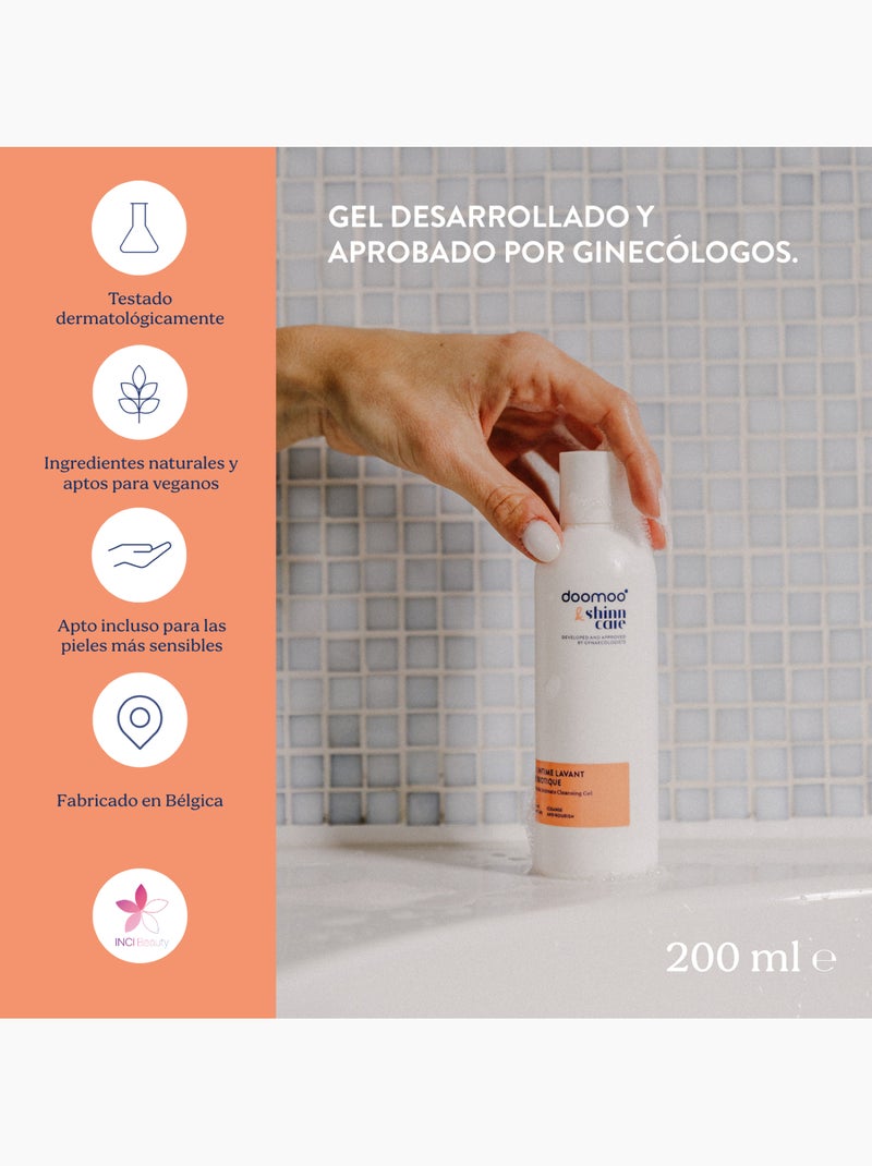 Gel íntimo lavante prebiótico 200 ml 'doomoo & shinncare' Blanco - Kiabi