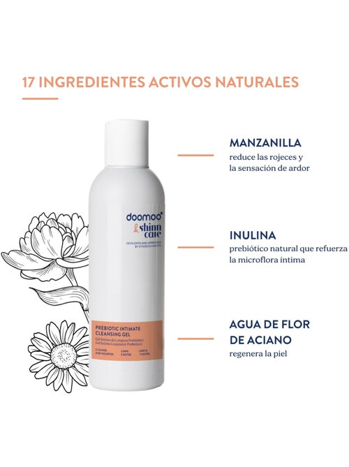 Gel íntimo lavante prebiótico 200 ml 'doomoo & shinncare' - Kiabi