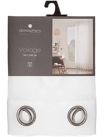 Georgette blanco transparente 140x240cm