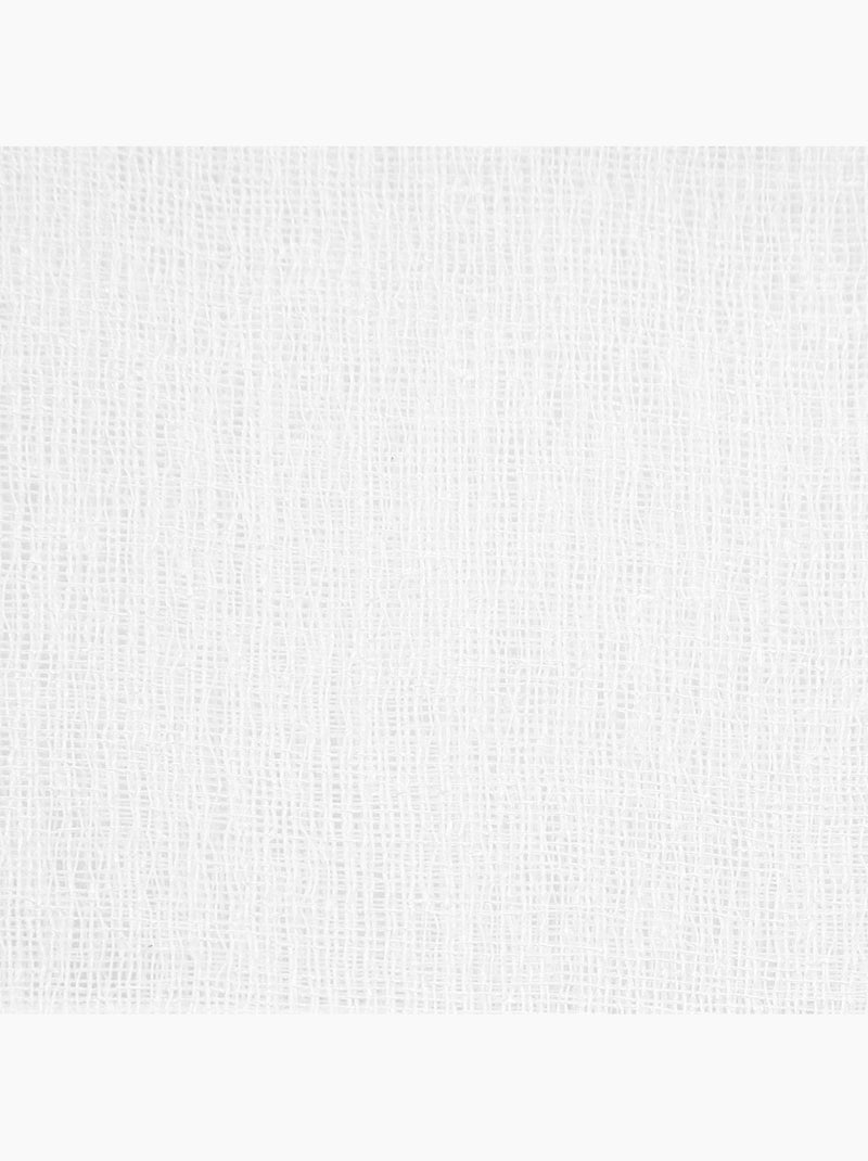 Georgette blanco transparente 140x240cm Blanco - Kiabi