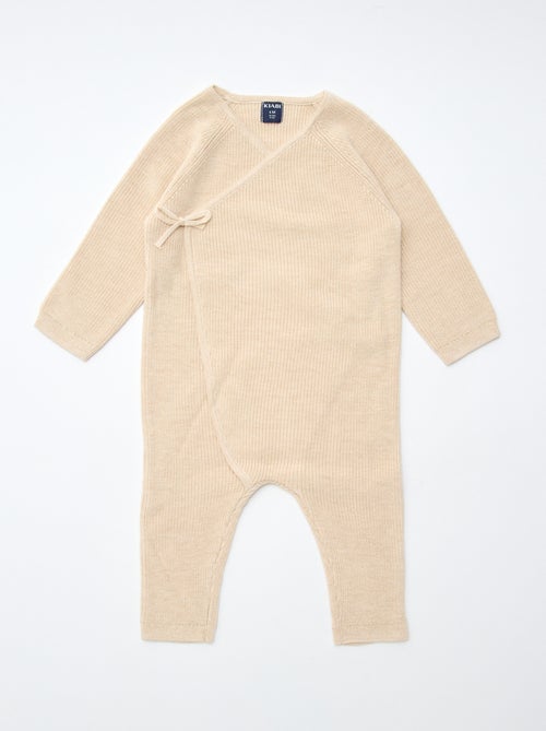 GIFTBOX Pelele + calcetines + muselina + babero - Kiabi