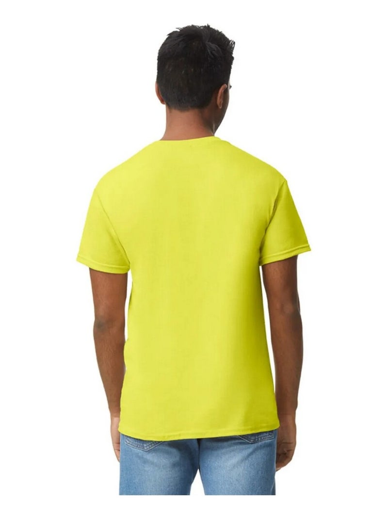 Gildan - Camiseta de Algodón Pesado para Adultos Unisex Verde fluorescente - Kiabi