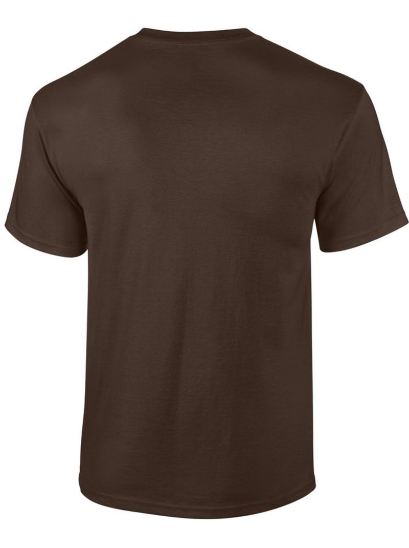 Gildan - Camiseta de Algodón Ultra para Adultos Unisex Marrón oscuro - Kiabi