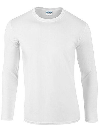 Gildan - Camiseta de Suave al Tacto de Manga Larga para Adultos Unisex