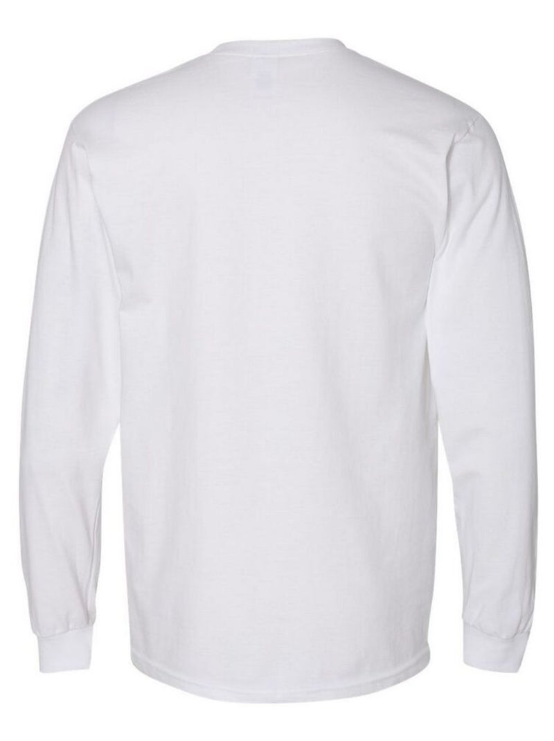 Gildan - Camiseta Hammer de Manga Larga para Adultos Unisex Blanco - Kiabi