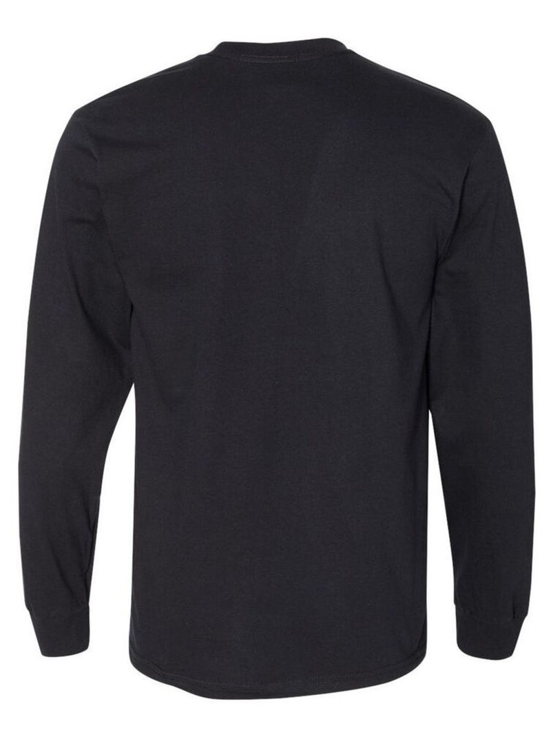Gildan - Camiseta Hammer de Manga Larga para Adultos Unisex Negro - Kiabi