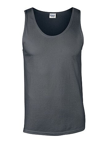 Gildan - Camiseta Sin Mangas Softstyle para Hombre