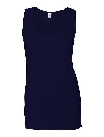 Gildan - Camiseta Sin Mangas Softstyle para Mujer