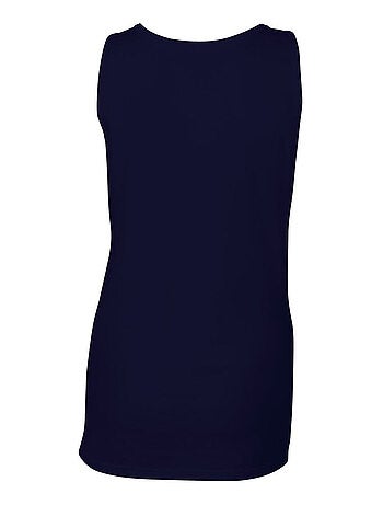 Gildan - Camiseta Sin Mangas Softstyle para Mujer