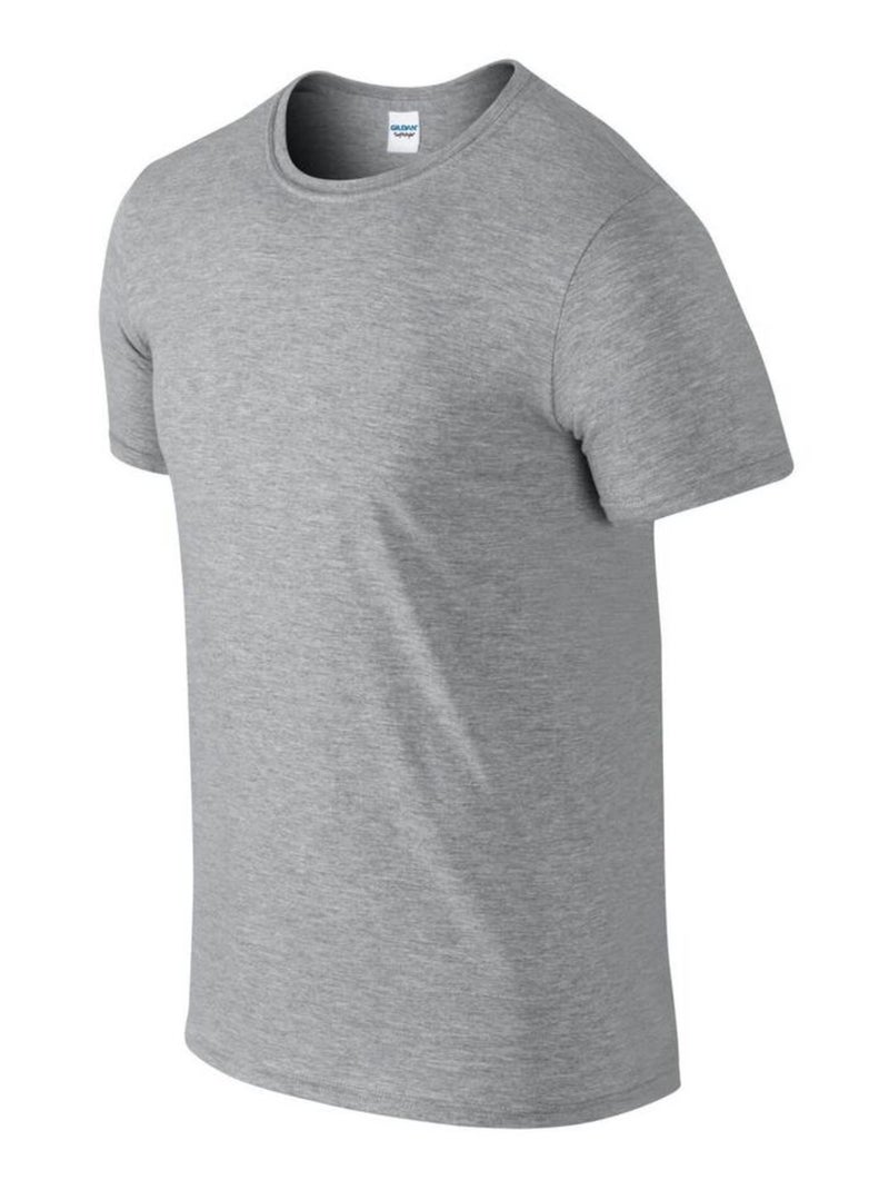 Gildan - Camiseta Softstyle de Polialgodón para Adultos Unisex Gris - Kiabi