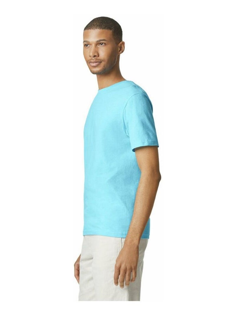 Gildan - Camiseta Softstyle para Adultos Unisex Azul cielo - Kiabi