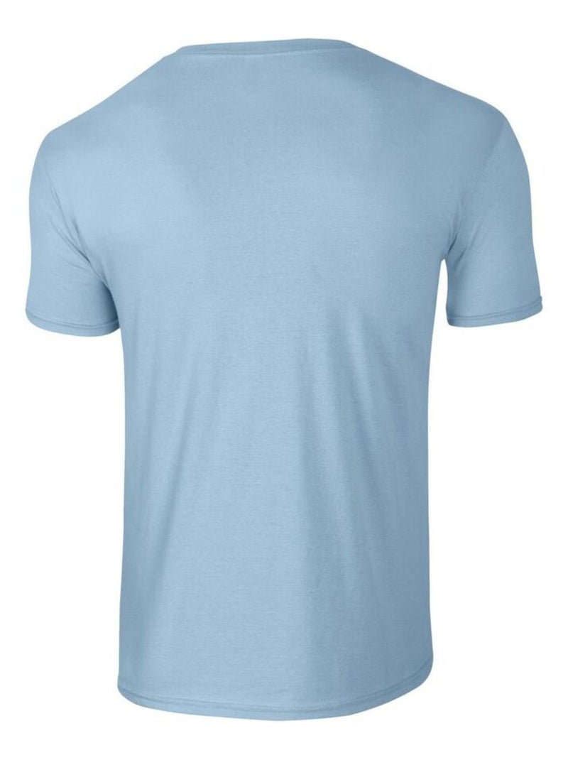 Gildan - Camiseta Softstyle para Adultos Unisex Azul claro - Kiabi