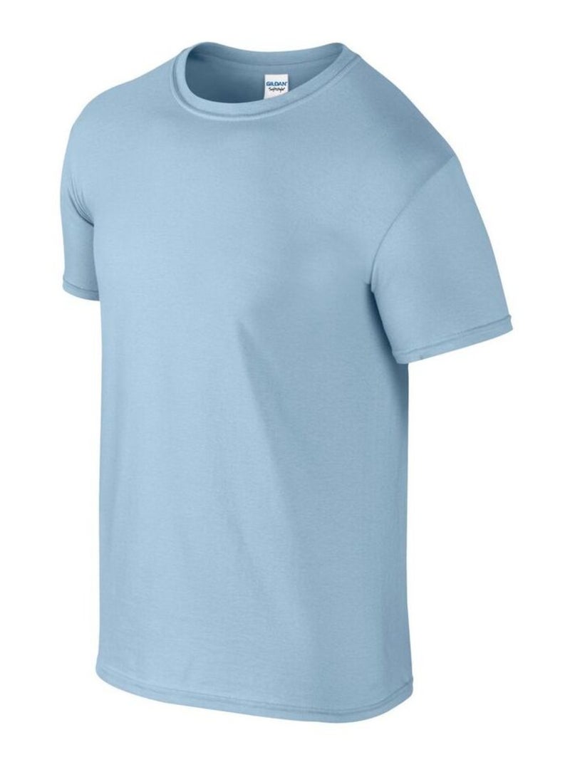 Gildan - Camiseta Softstyle para Adultos Unisex Azul claro - Kiabi
