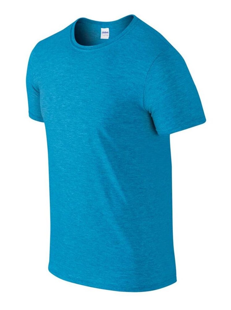 Gildan - Camiseta Softstyle para Adultos Unisex Azul zafiro - Kiabi