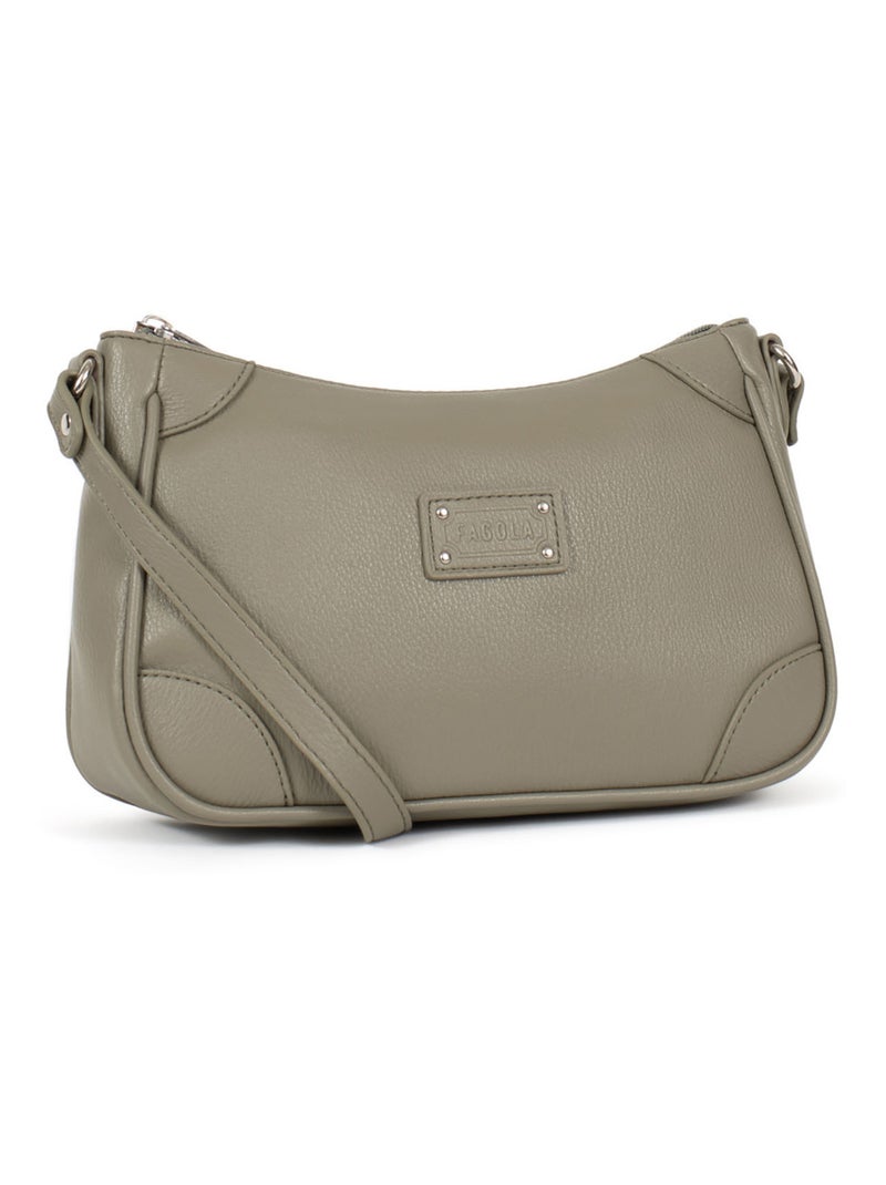 GINA - Bolso bandolera Caqui - Kiabi