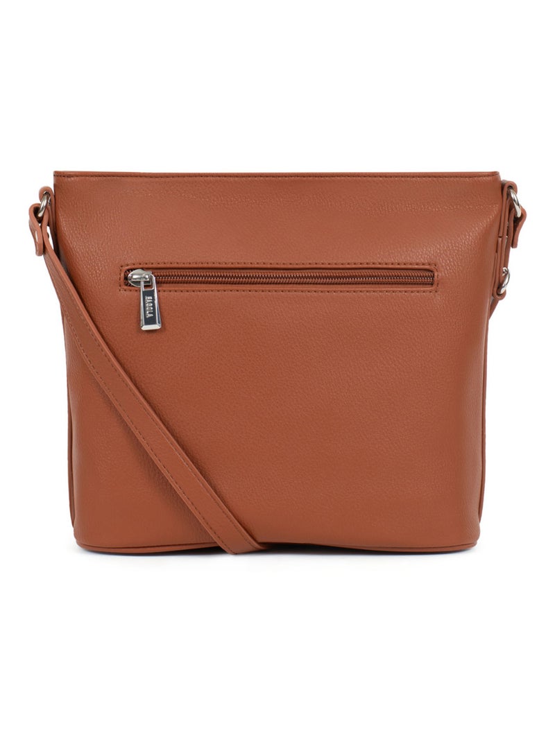 GINA - Bolso bandolera Cognac - Kiabi
