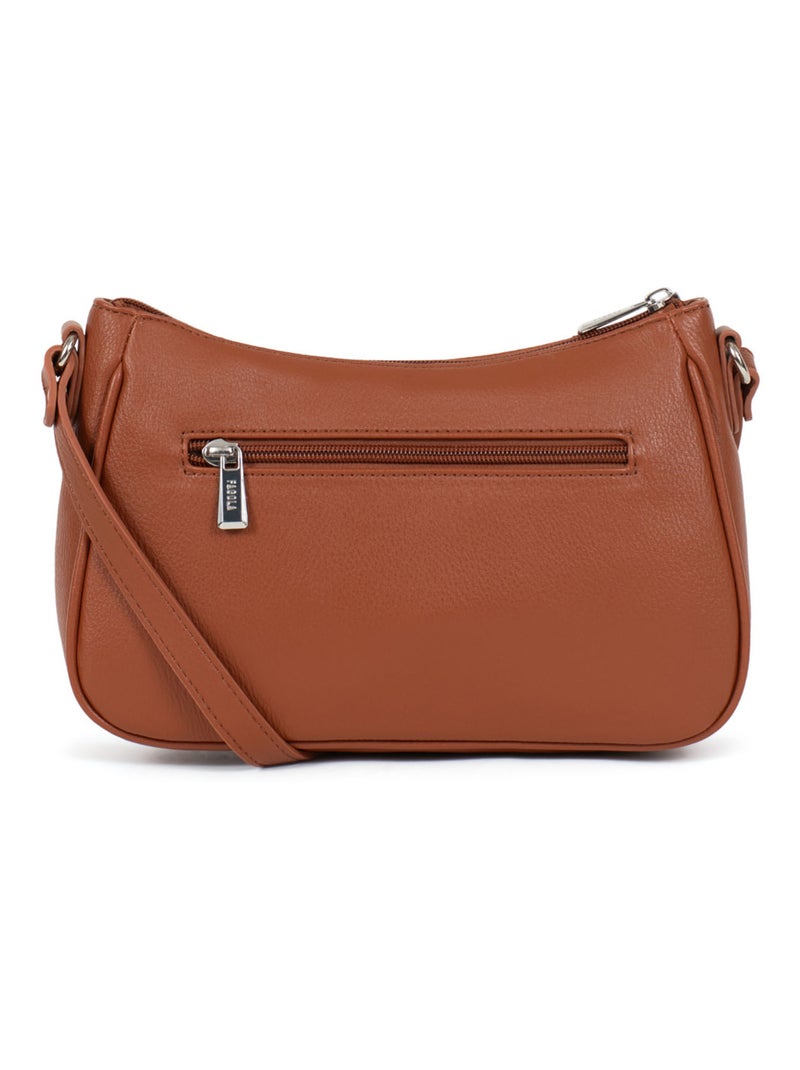 GINA - Bolso bandolera Cognac - Kiabi