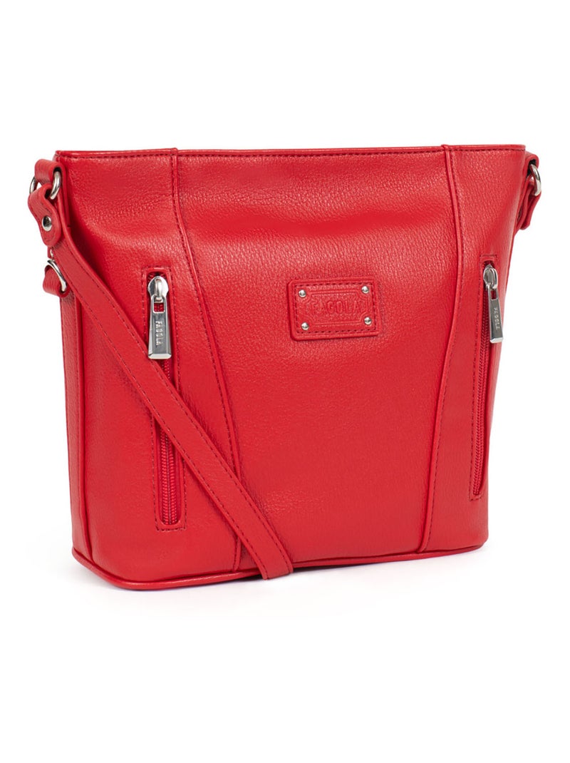 GINA - Bolso bandolera Rojo oscuro - Kiabi