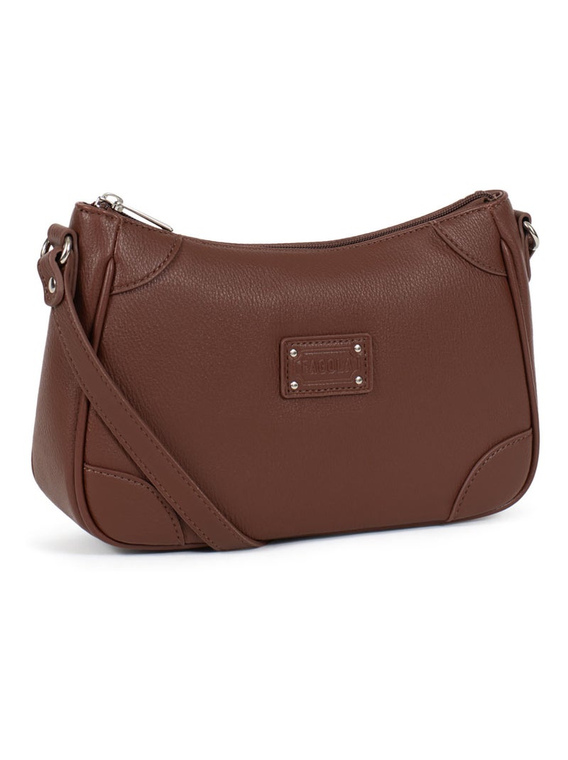GINA - Bolso bandolera Terracota - Kiabi