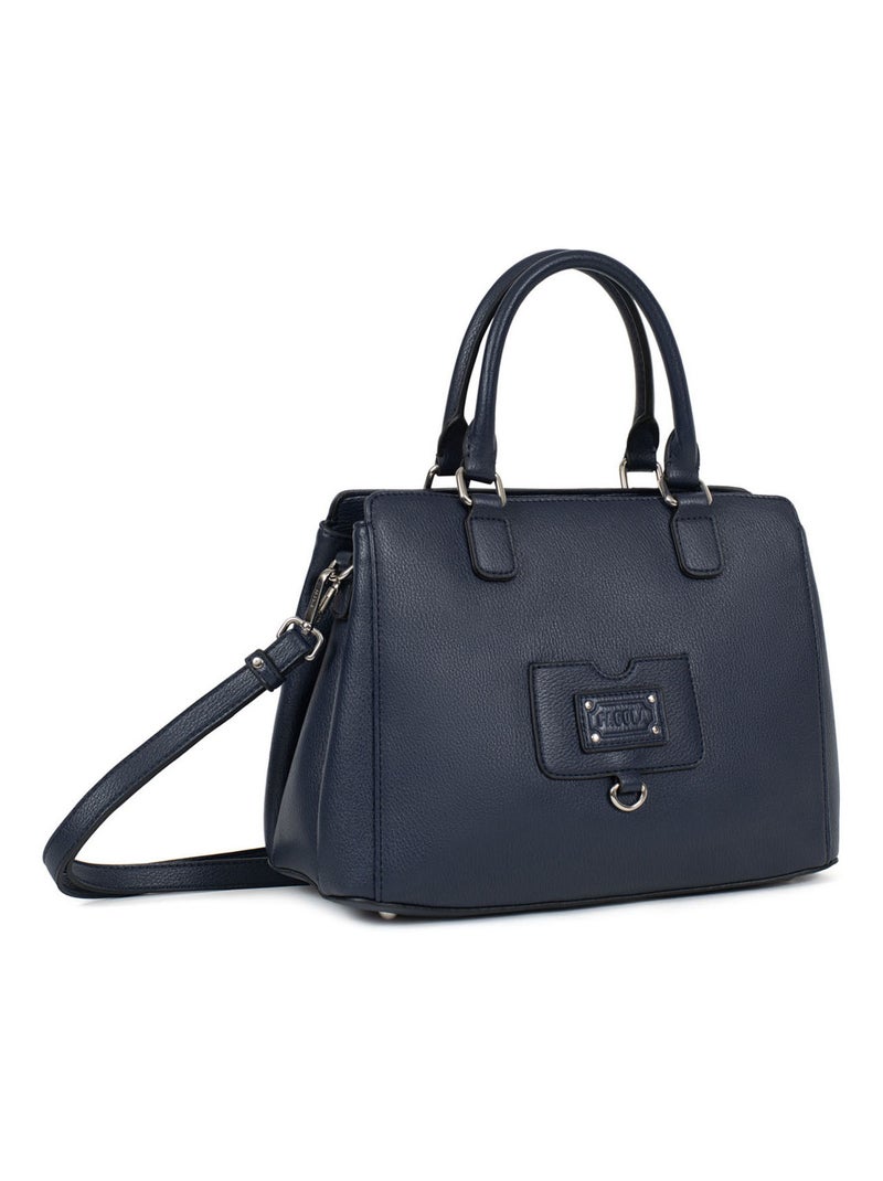 GINA - Bolso con 2 asas Azul noche - Kiabi
