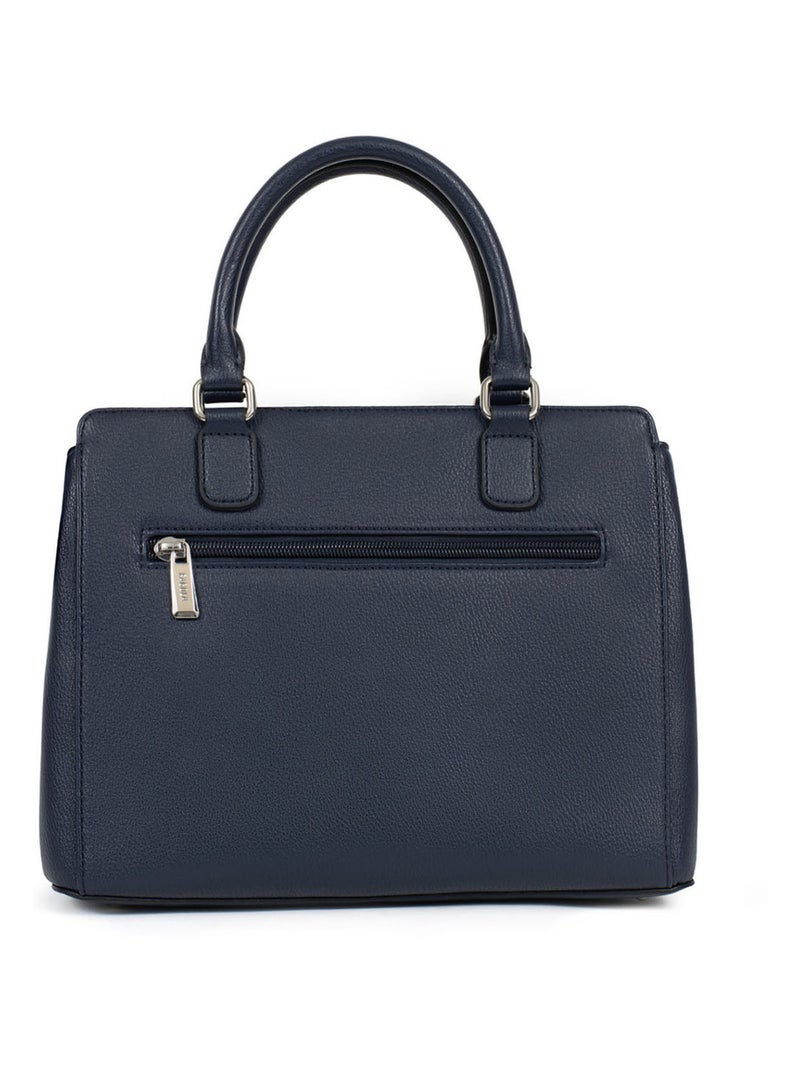 GINA - Bolso con 2 asas Azul noche - Kiabi