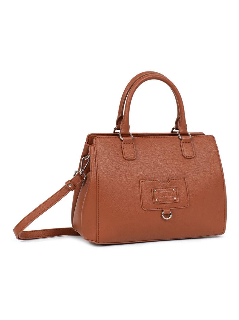 GINA - Bolso con 2 asas Cognac - Kiabi