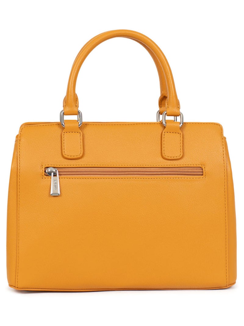 GINA - Bolso con 2 asas Mostaza - Kiabi
