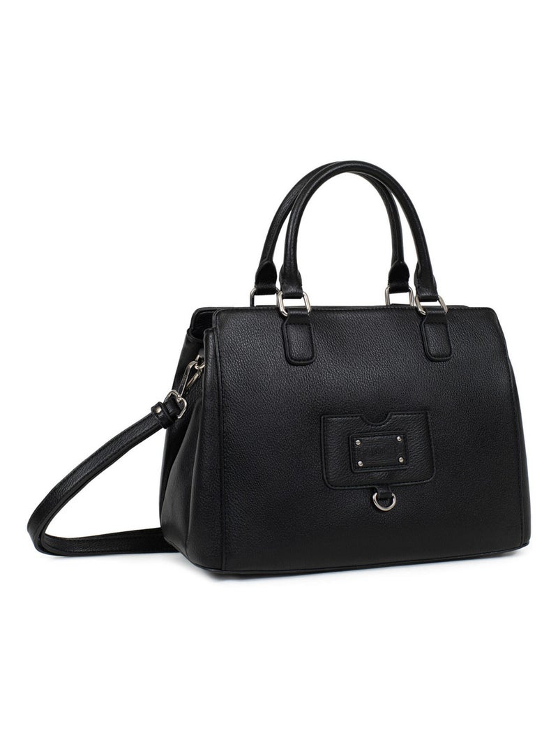 GINA - Bolso con 2 asas Negro - Kiabi