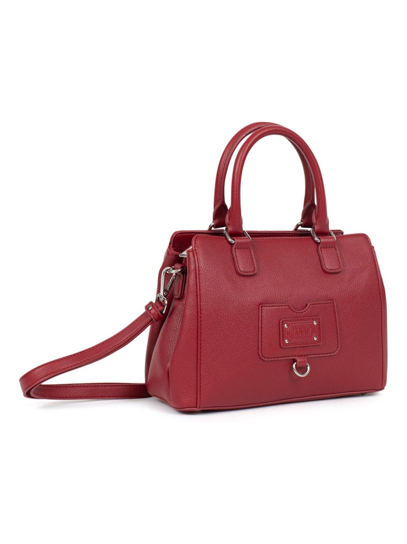 GINA - Bolso con 2 asas Rojo carmín - Kiabi