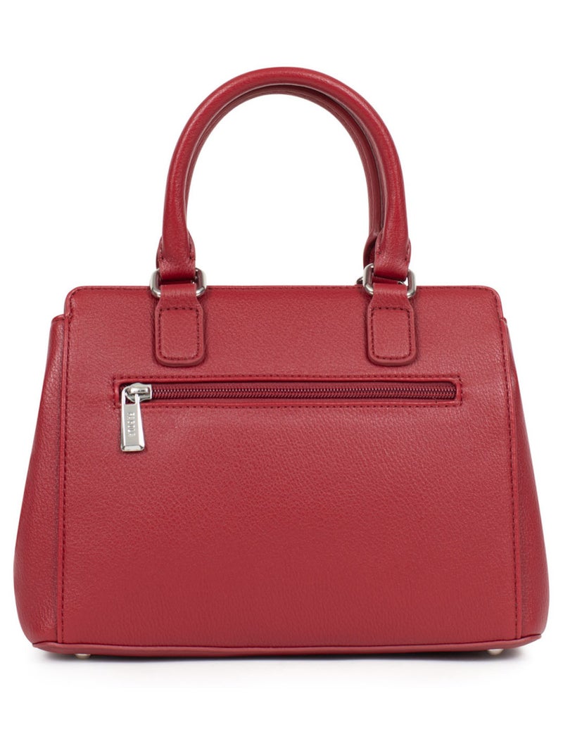GINA - Bolso con 2 asas Rojo carmín - Kiabi